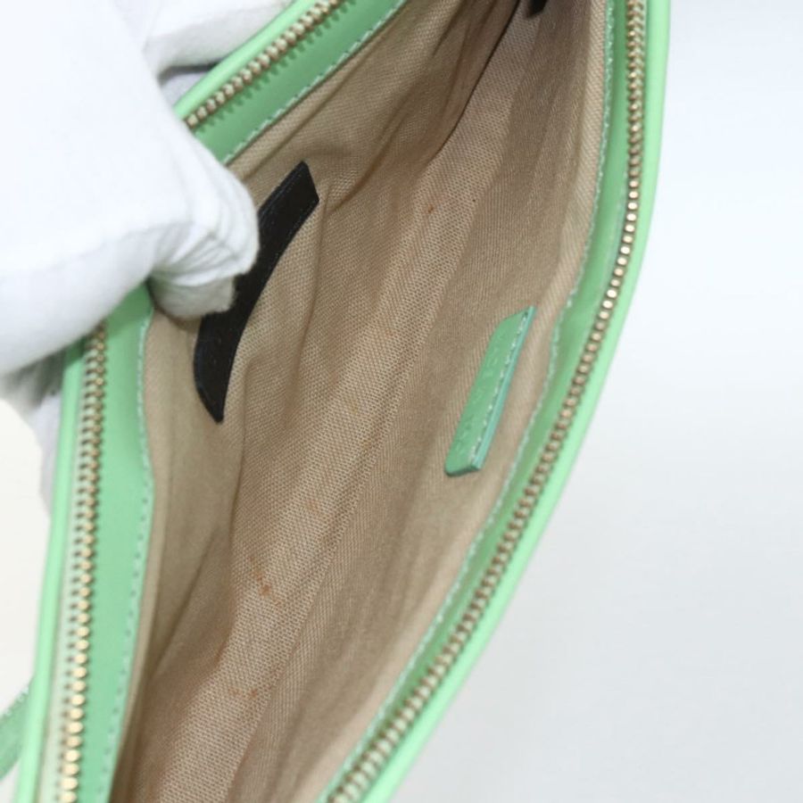 【日本直送】BURBERRY Nova 格紋肩背包 PVC 綠金 正品 162781V-9