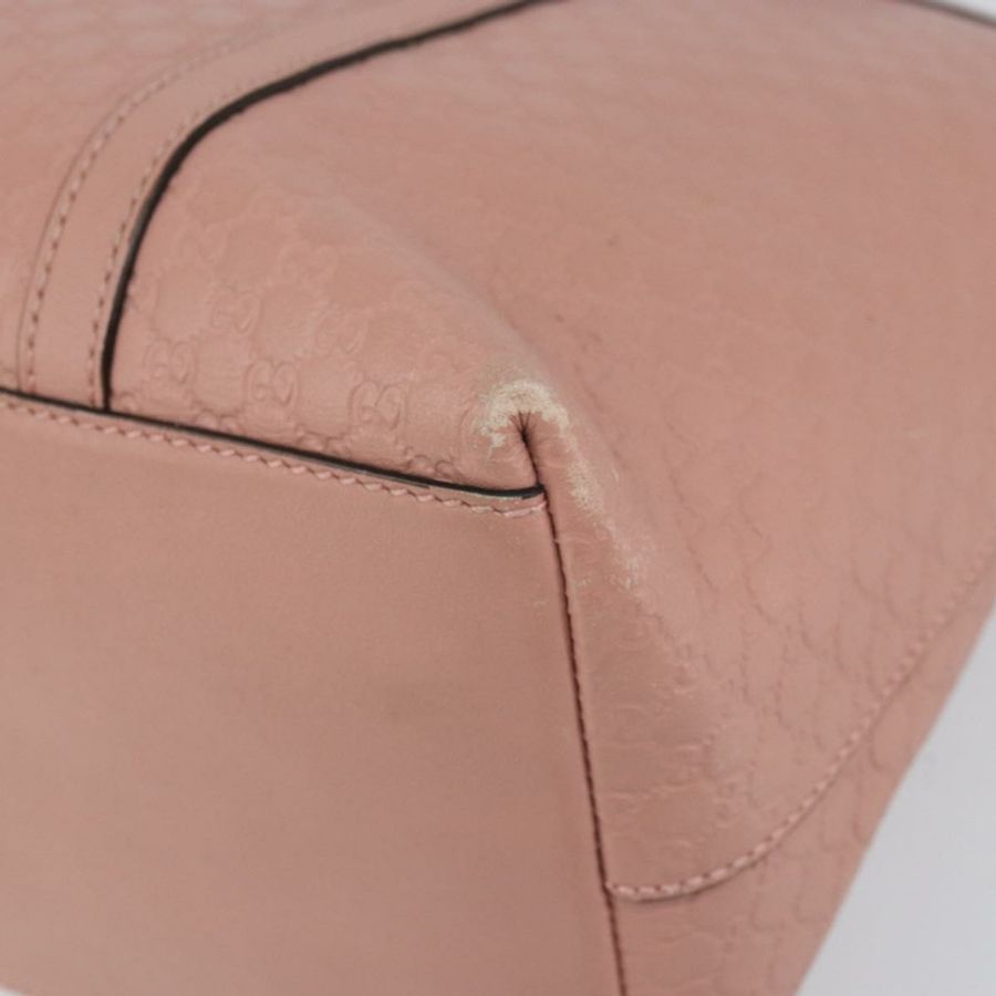 【日本直送】GUCCI Micro GG 帆布 Guccissima 手提包 皮革 粉紅色 金 449657 正品 161597-8