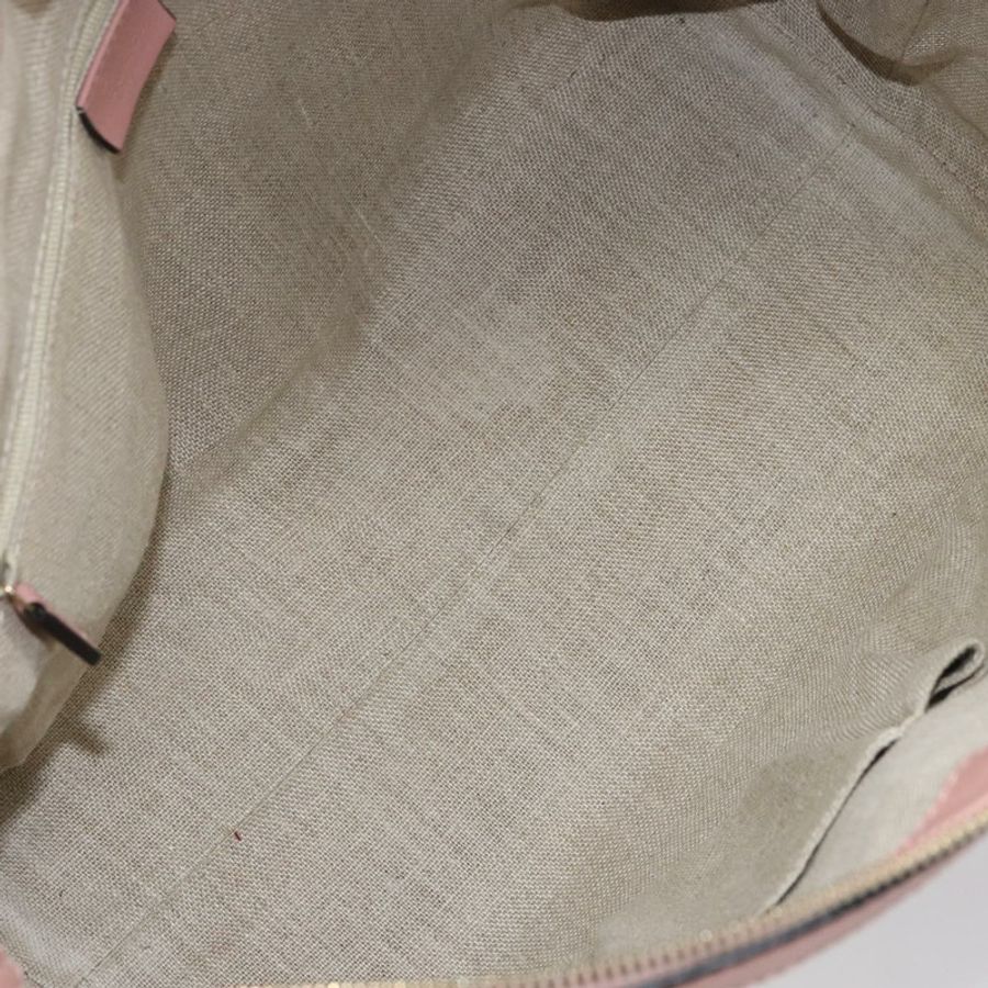 【日本直送】GUCCI Micro GG 帆布 Guccissima 手提包 皮革 粉紅色 金 449657 正品 161597-10
