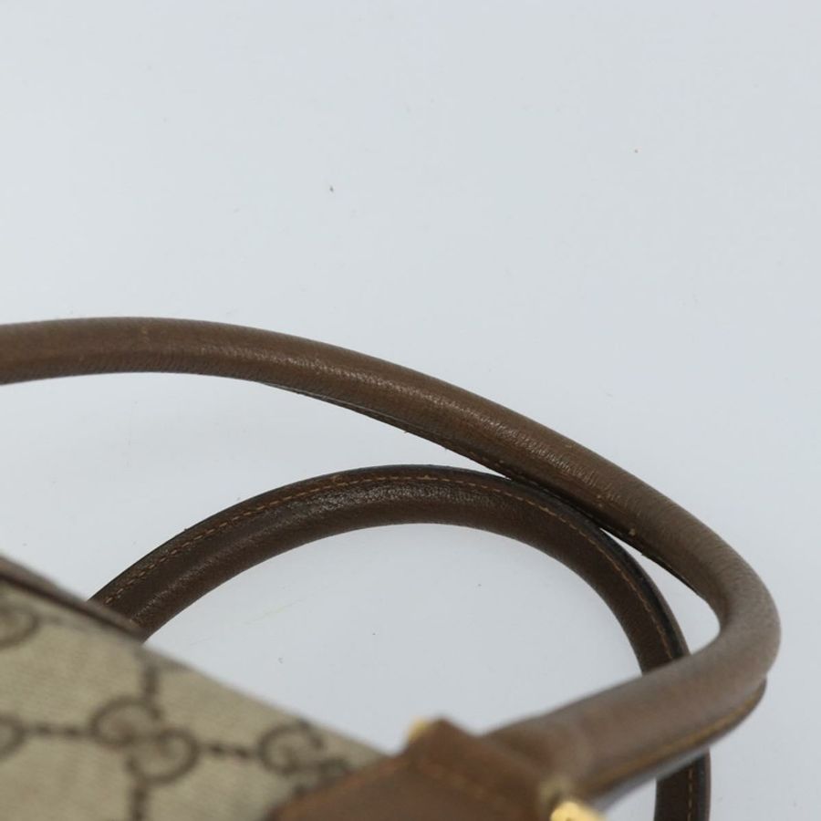 【日本直送】GUCCI GG Supreme Web Sherry Line 波士頓包 PVC 米色 002 069 0696 正品 162976-7