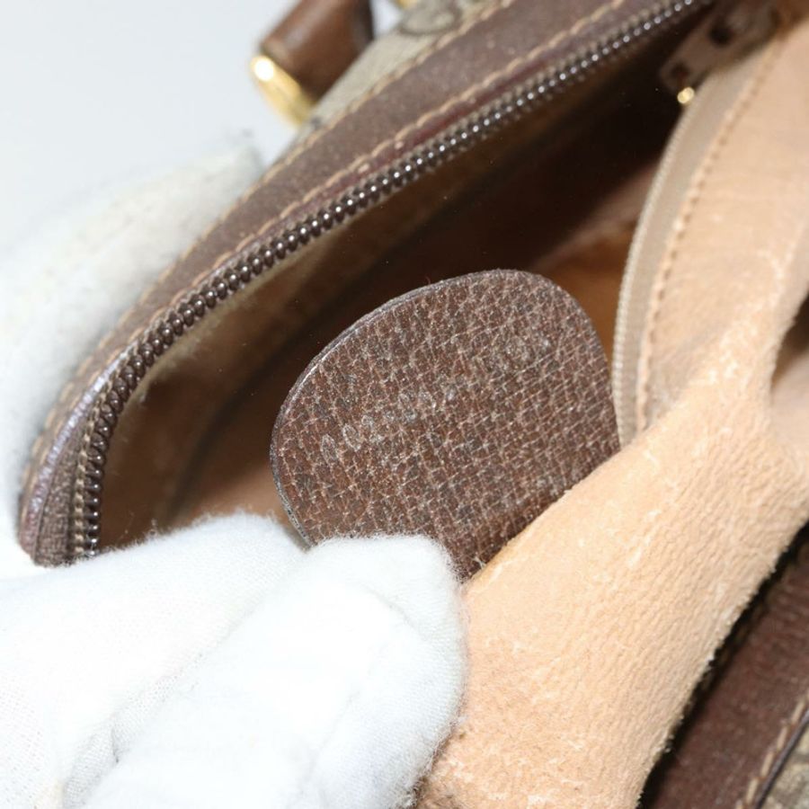 【日本直送】GUCCI GG Supreme Web Sherry Line 波士頓包 PVC 米色 002 069 0696 正品 162976-11