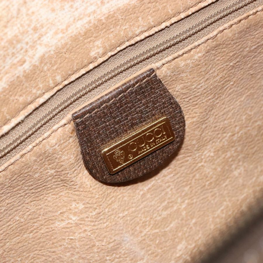 【日本直送】GUCCI GG Supreme Web Sherry Line 波士頓包 PVC 米色 002 069 0696 正品 162976-18