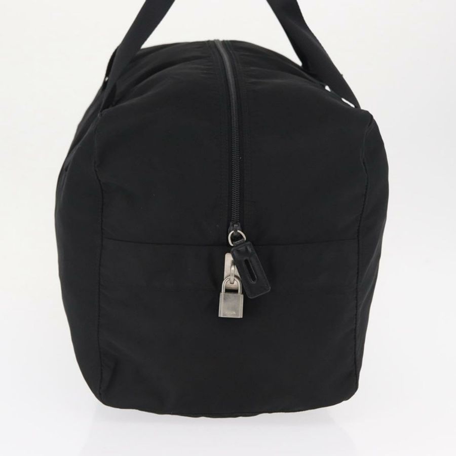 【日本直送】PRADA 波士頓包 尼龍 2way 黑色 銀色 正品 163905A-3