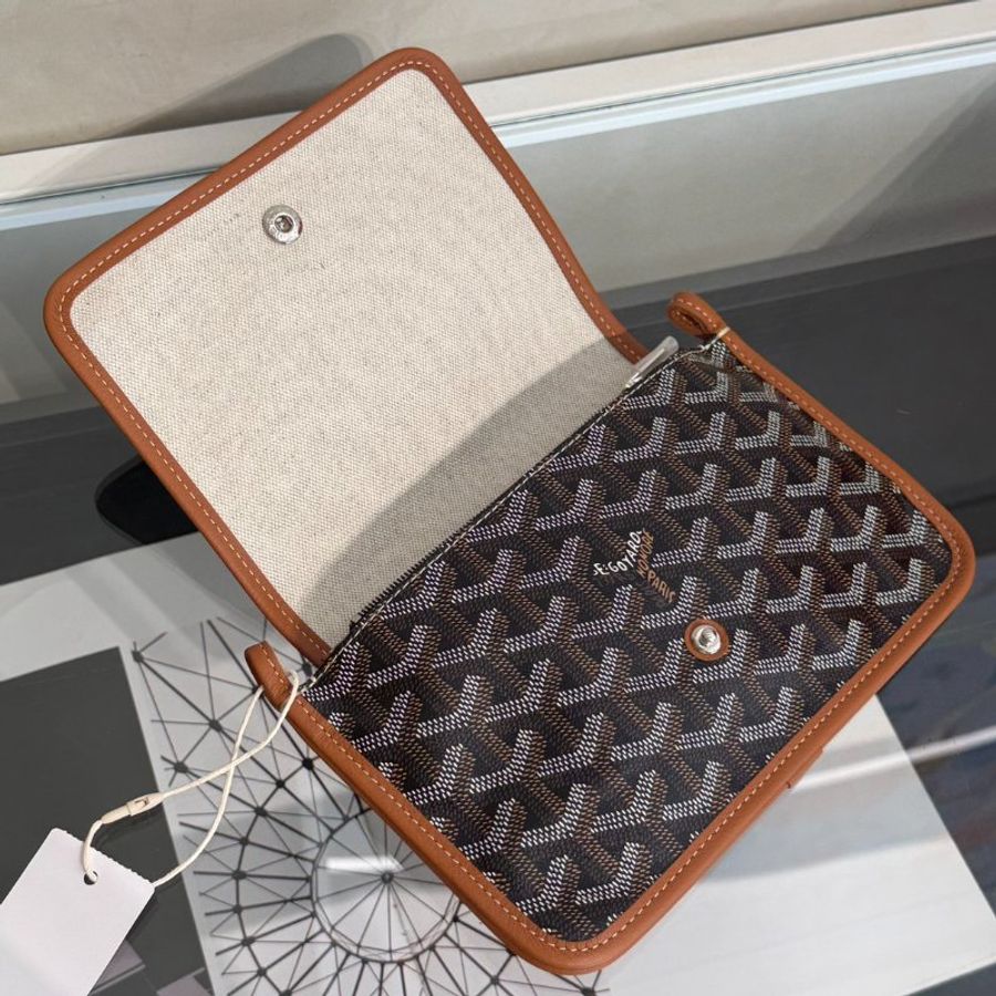 GOYARD Plumet 信封小包 - 棕-4