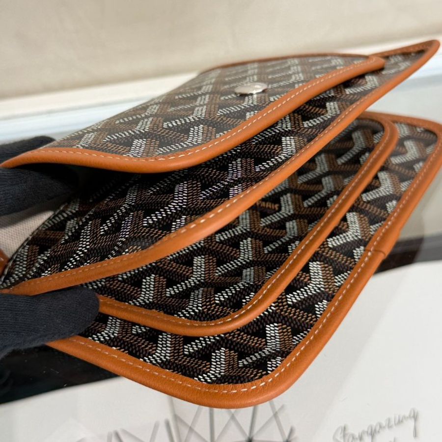 GOYARD Plumet 信封小包 - 棕-7