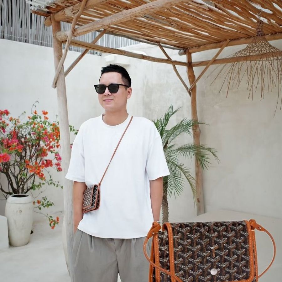 GOYARD Plumet 信封小包 - 棕-17