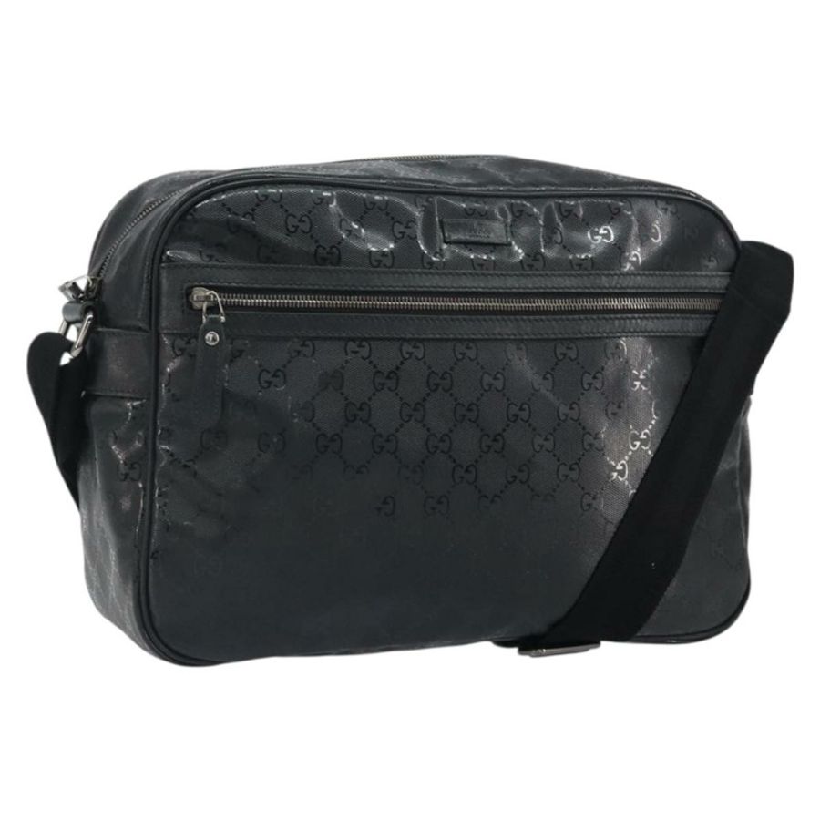 【日本直送】GUCCI GG Implementation 單肩包 PVC 黑色 211107 授權碼 164488-0