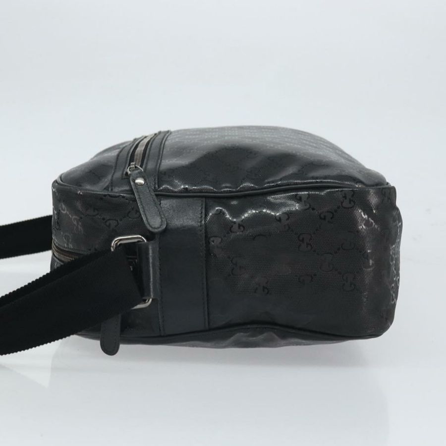 【日本直送】GUCCI GG Implementation 單肩包 PVC 黑色 211107 授權碼 164488-3