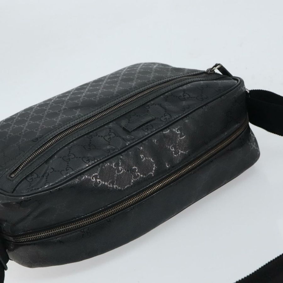 【日本直送】GUCCI GG Implementation 單肩包 PVC 黑色 211107 授權碼 164488-5