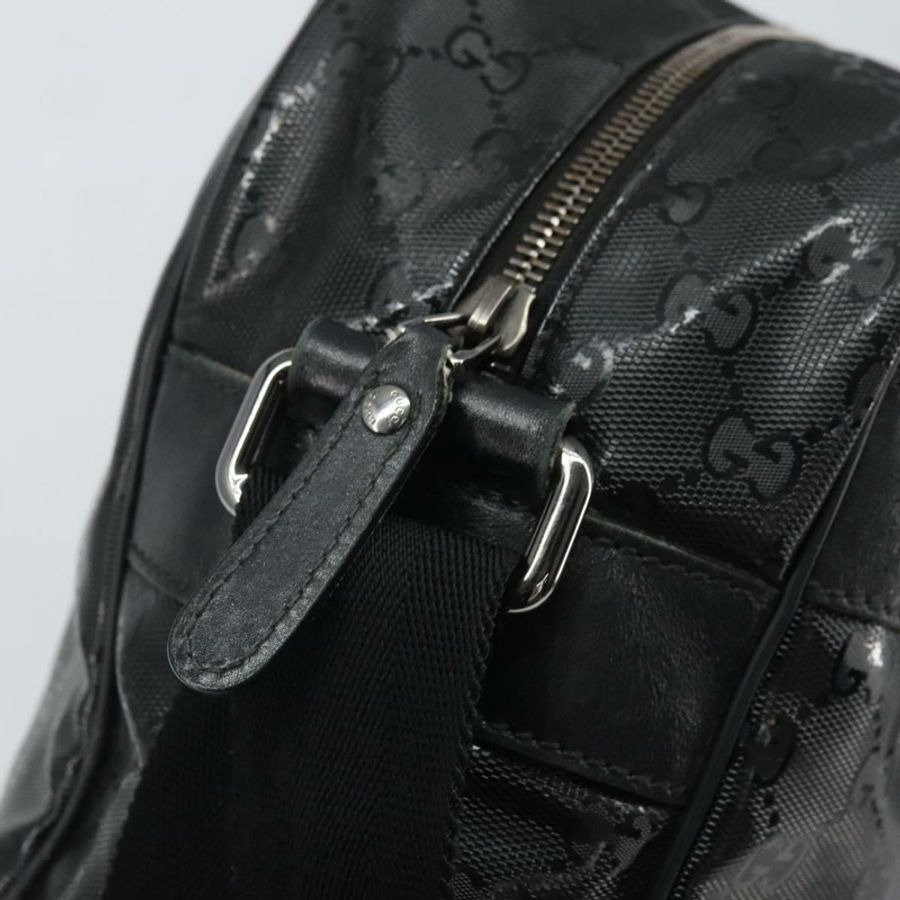 【日本直送】GUCCI GG Implementation 單肩包 PVC 黑色 211107 授權碼 164488-8