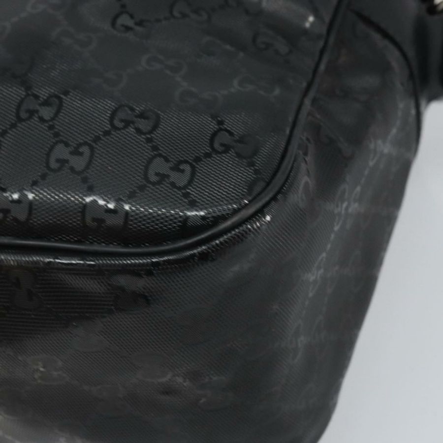 【日本直送】GUCCI GG Implementation 單肩包 PVC 黑色 211107 授權碼 164488-15