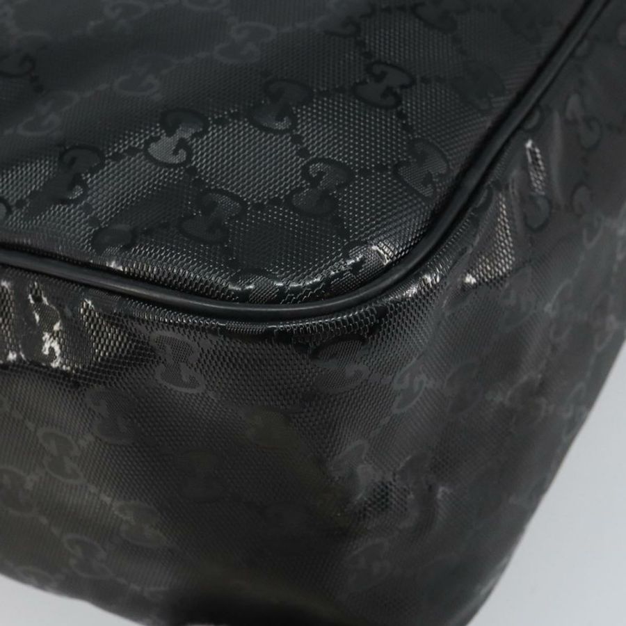 【日本直送】GUCCI GG Implementation 單肩包 PVC 黑色 211107 授權碼 164488-16