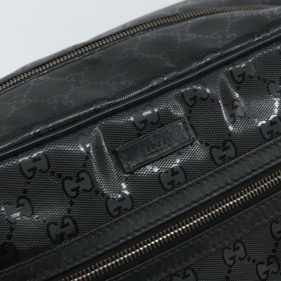 【日本直送】GUCCI GG Implementation 單肩包 PVC 黑色 211107 授權碼 164488-17