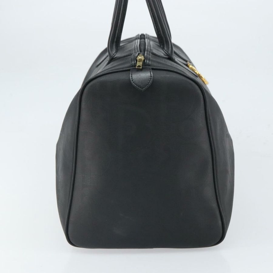 【日本直送】Christian Dior Trotter帆布波士頓包 PVC黑色金色 正品 164537-2