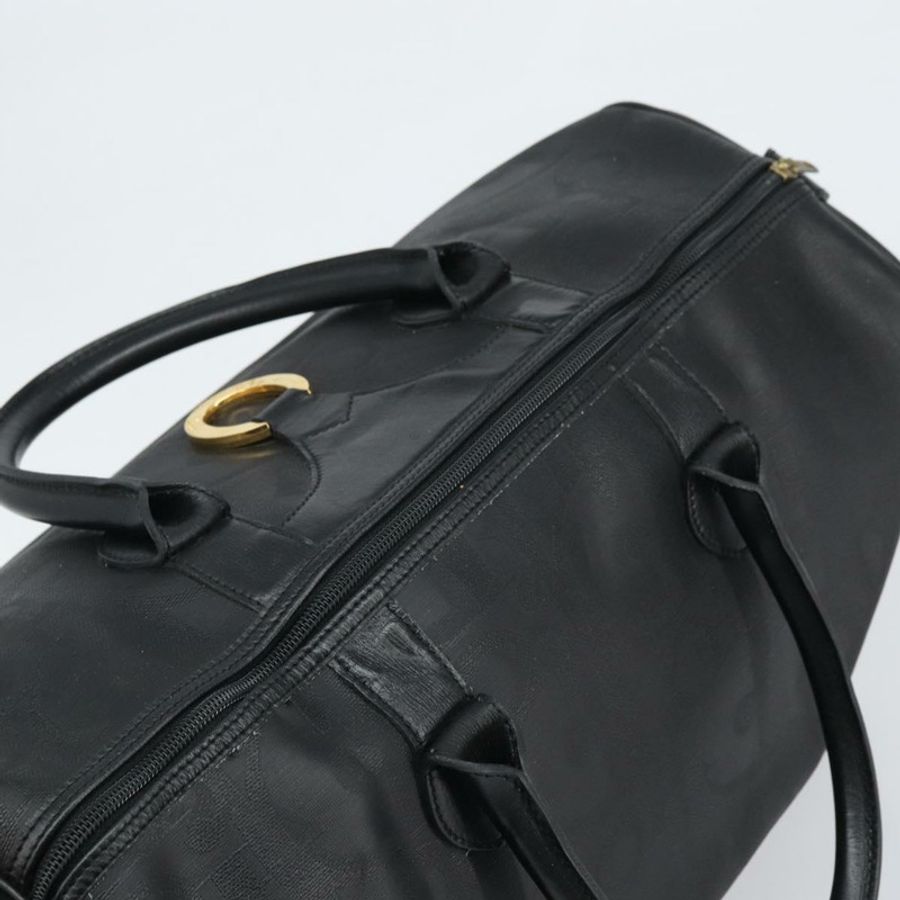 【日本直送】Christian Dior Trotter帆布波士頓包 PVC黑色金色 正品 164537-5