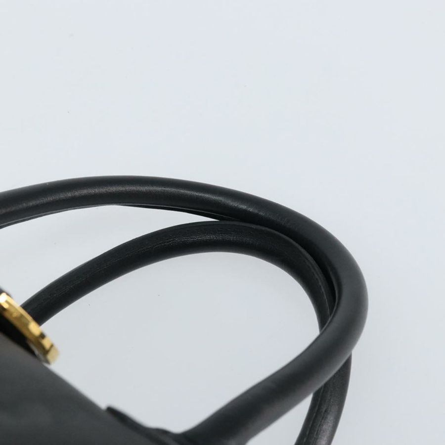 【日本直送】Christian Dior Trotter帆布波士頓包 PVC黑色金色 正品 164537-7