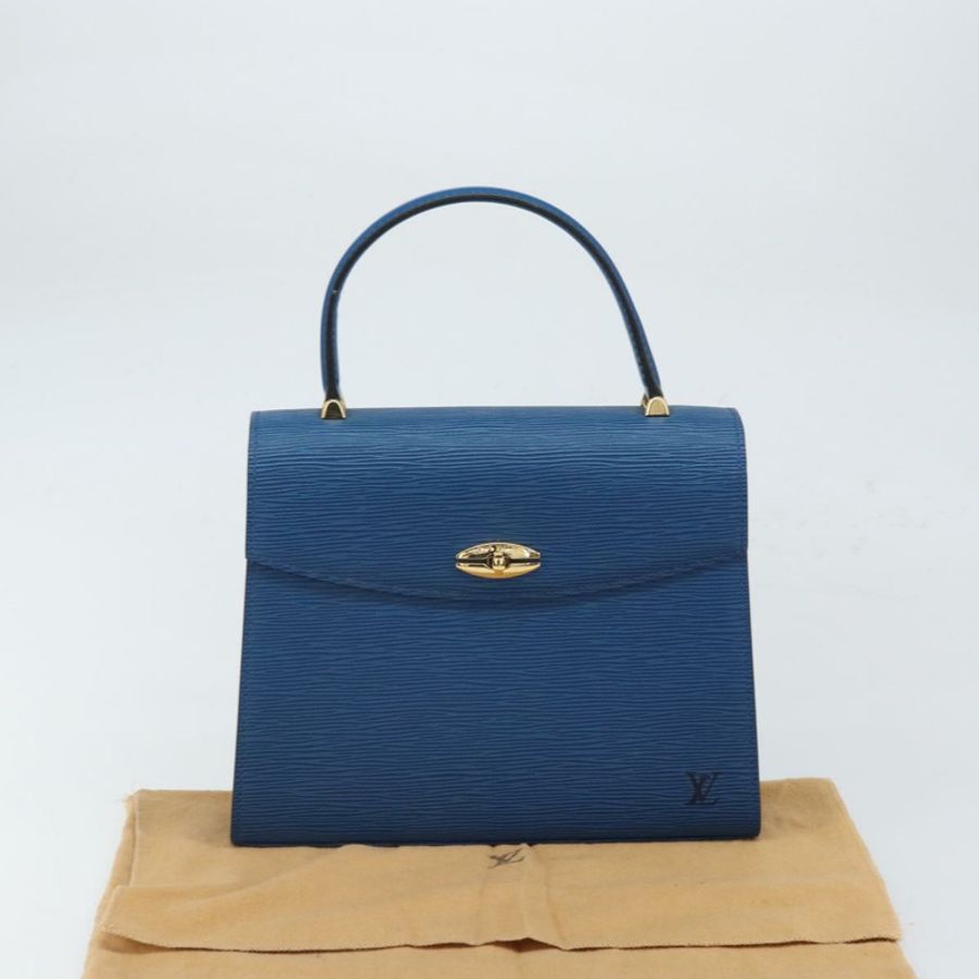 【日本直送】路易威登 Epi Malesherbes 手提包藍色 M52375 LV 正品 164754-11