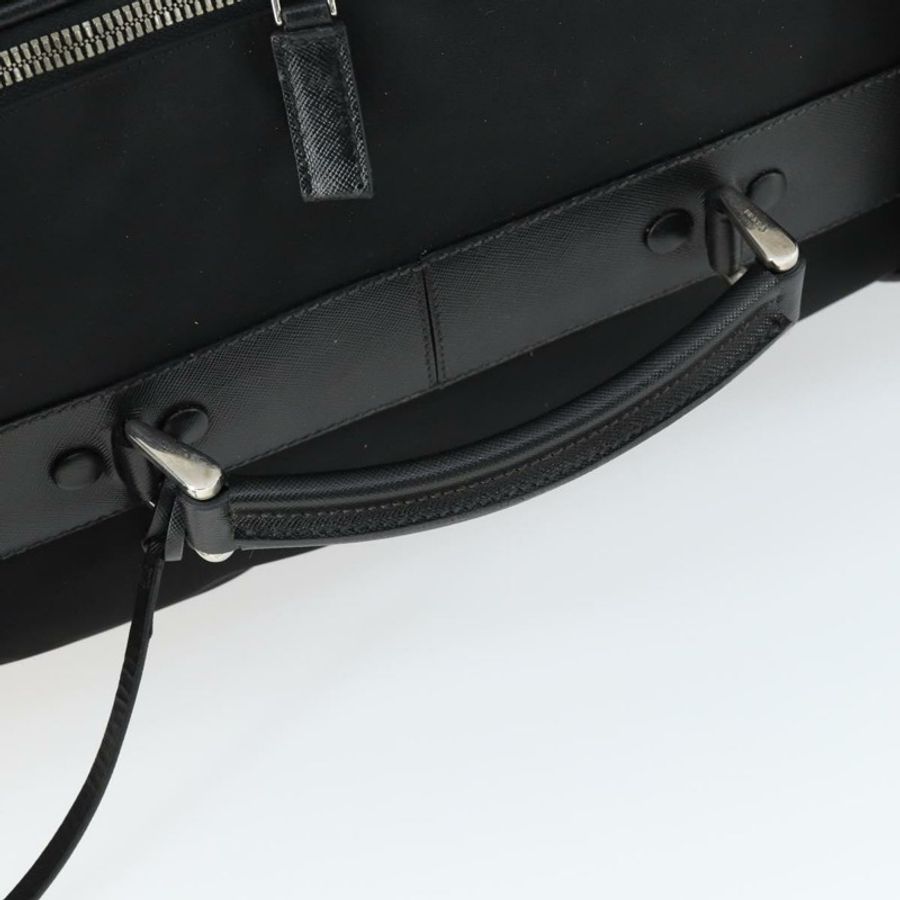 【日本直送】PRADA 手提箱/旅行箱 尼龍皮革 黑色 銀色 正品 165055-6