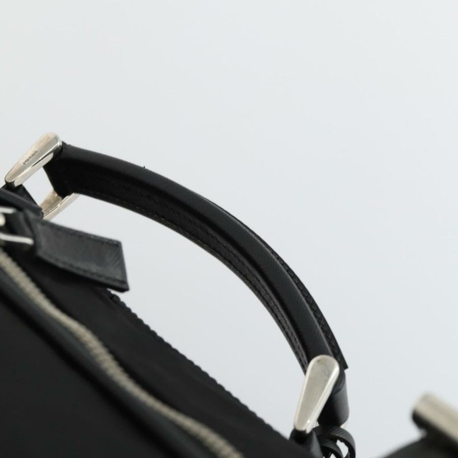 【日本直送】PRADA 手提箱/旅行箱 尼龍皮革 黑色 銀色 正品 165055-7