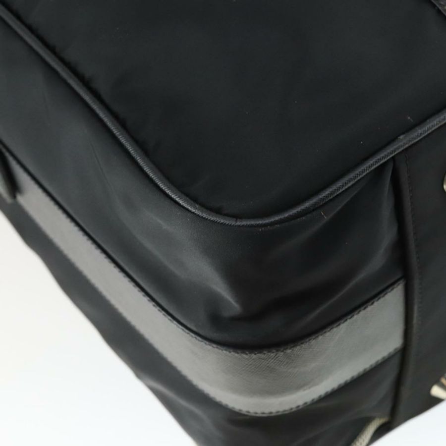 【日本直送】PRADA 手提箱/旅行箱 尼龍皮革 黑色 銀色 正品 165055-15