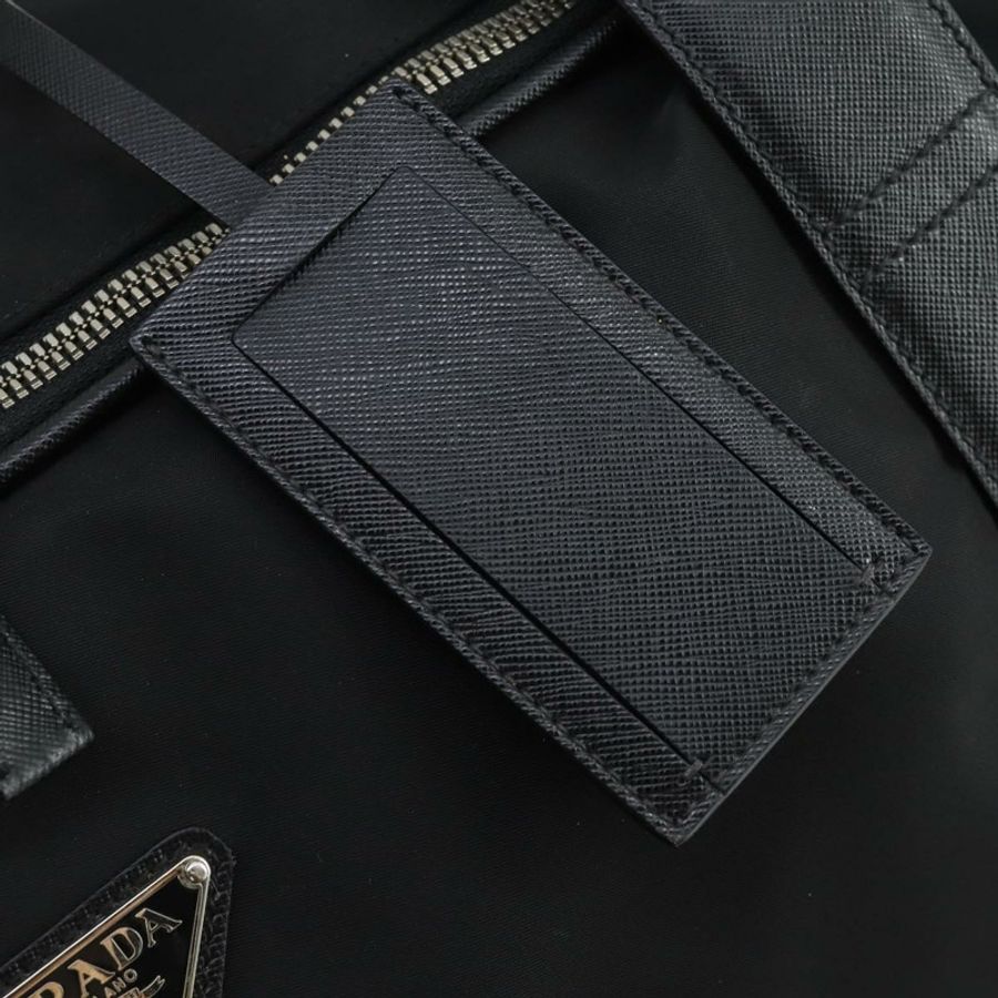 【日本直送】PRADA 手提箱/旅行箱 尼龍皮革 黑色 銀色 正品 165055-16