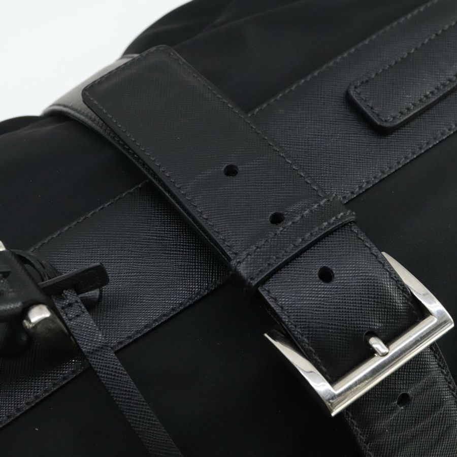 【日本直送】PRADA 手提箱/旅行箱 尼龍皮革 黑色 銀色 正品 165055-18