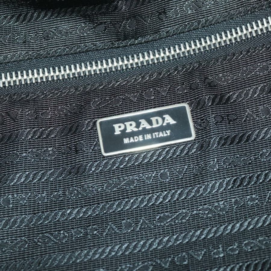 【日本直送】PRADA 手提箱/旅行箱 尼龍皮革 黑色 銀色 正品 165055-22