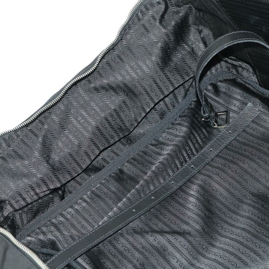 【日本直送】PRADA 手提箱/旅行箱 尼龍皮革 黑色 銀色 正品 165055-26
