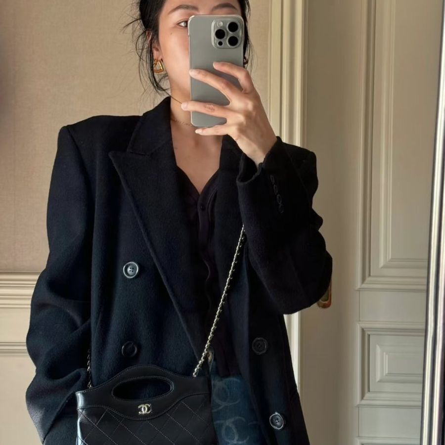 CHANEL 31 Nano Bag - 黑金-1