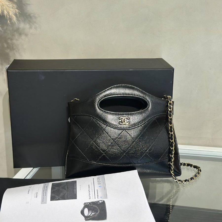 CHANEL 31 Nano Bag - 黑金-8