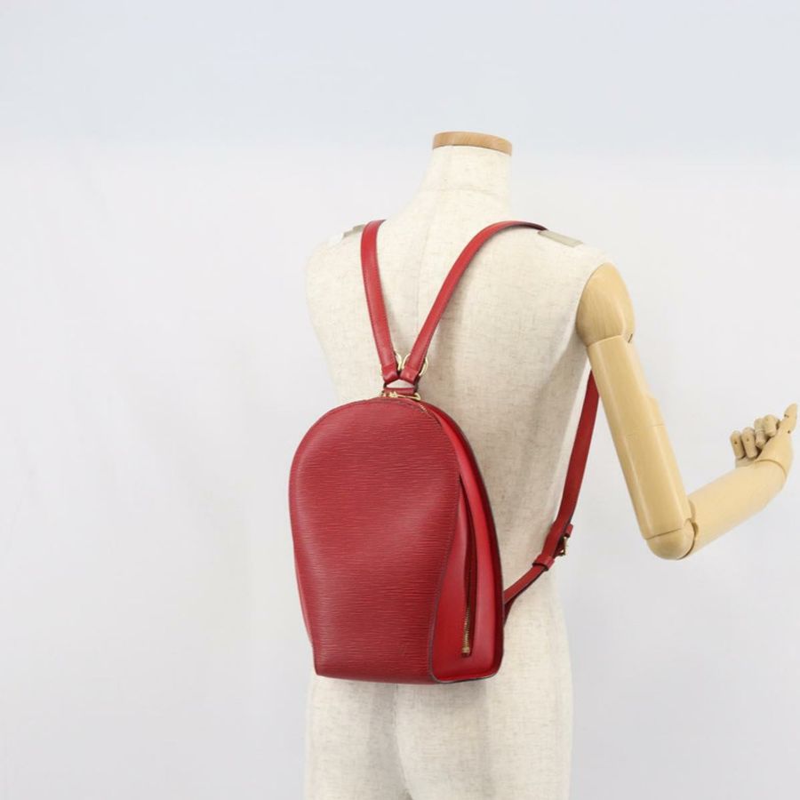 【日本直送】路易威登 Epi Mabillon 雙肩包 卡斯蒂利亞紅 M52237 LV 正品 166325-22