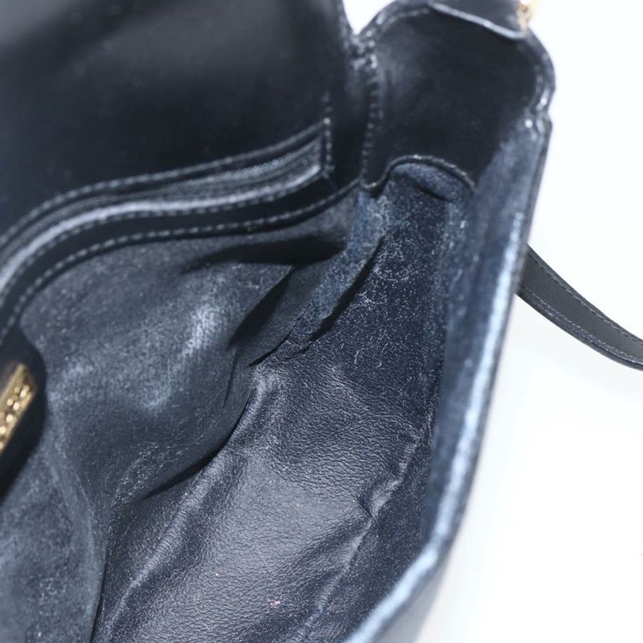 【日本直送】GUCCI Micro GG Supreme Web Sherry Line Bag PVC Black 001 115 0914 Auth 167932-20