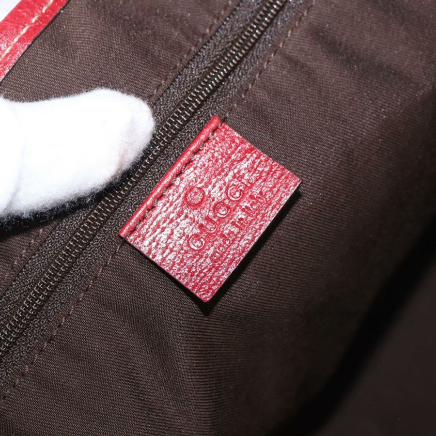 【日本直送】GUCCI Pretty GG帆布織帶雪莉系列手提包 米色 金色 163805 正品 168644-16