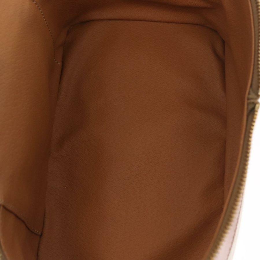 【日本直送】CELINE Macadam帆布化妝包 PVC 白色金色 正品 168649-10