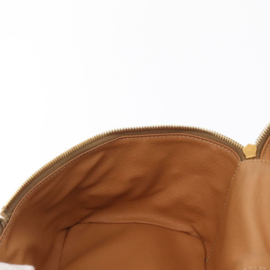 【日本直送】CELINE Macadam帆布化妝包 PVC 白色金色 正品 168649-21