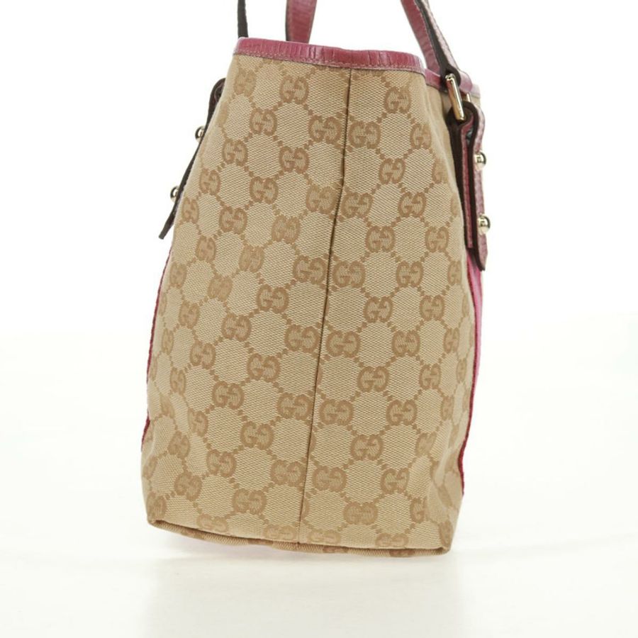 【日本直送】GUCCI GG帆布雪莉系列托特包 米色/金色 137396 正品 167995V-2