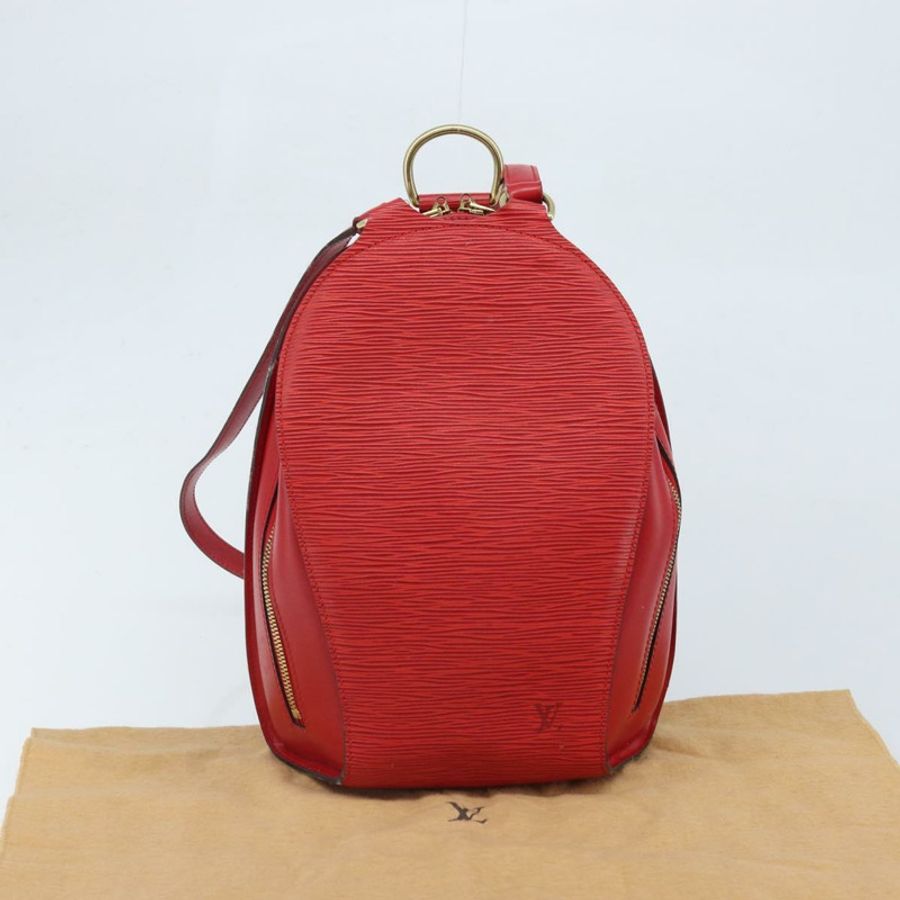 【日本直送】路易威登 Epi Mabillon 雙肩包 卡斯蒂利亞紅 M52237 LV Auth 169192A-11