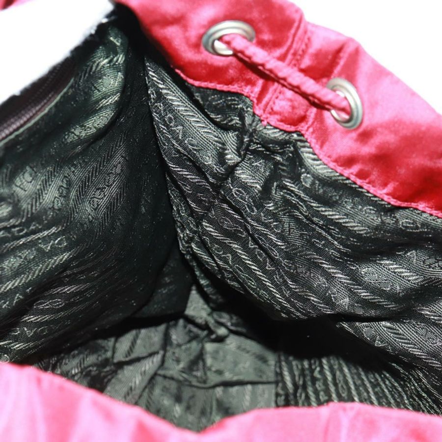 【日本直送】PRADA 雙肩包 尼龍 紅色 銀色 正品 169589V-27