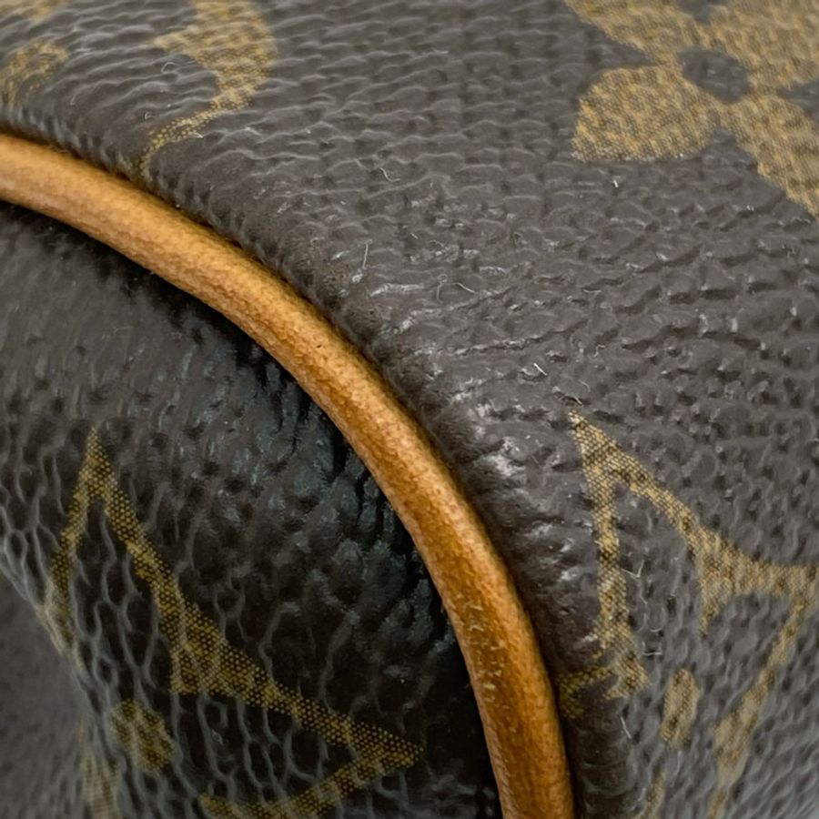 △ LOUIS VUITTON 路易·威登 Brown Coated Canvas Monogram Pochette Eva 2 way bag 啡色塗層帆布經典老花兩用袋-267009196-7