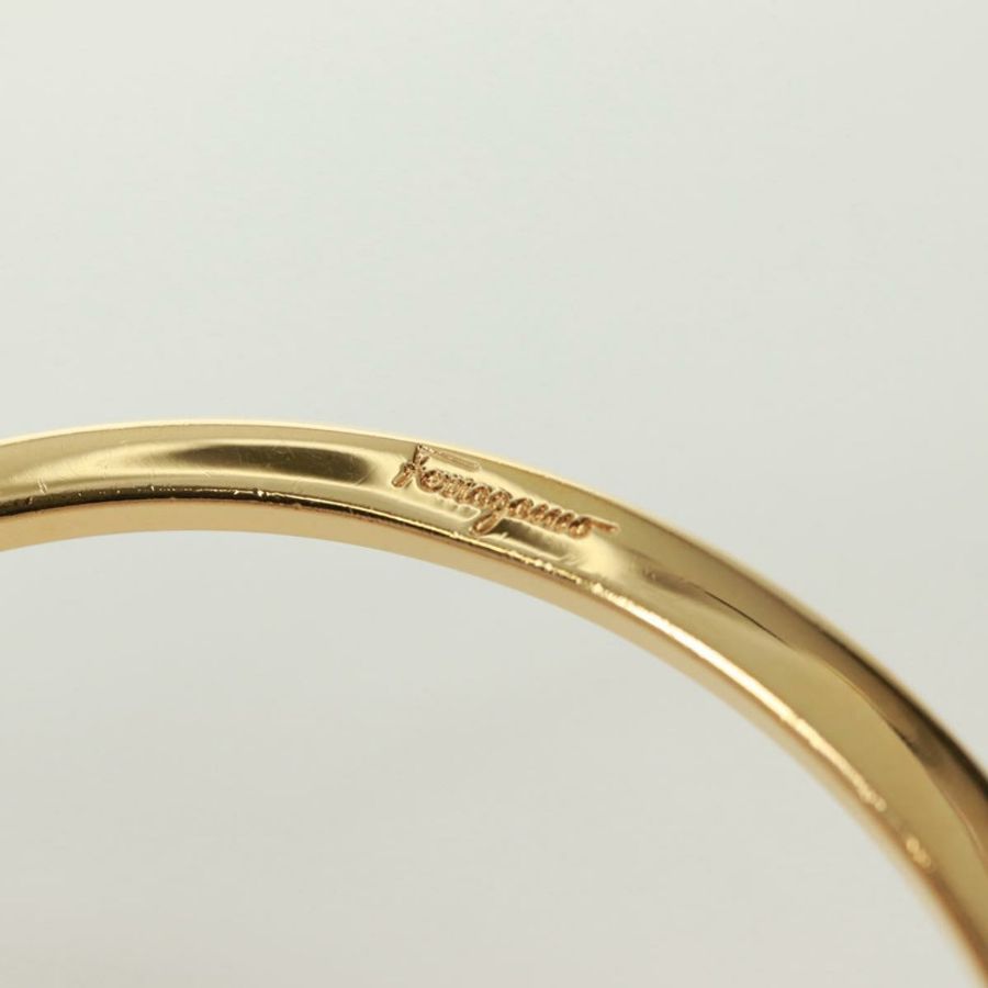 【日本直送】Salvatore Ferragamo 手提包 皮革 白色 金色 正品 171023A-8