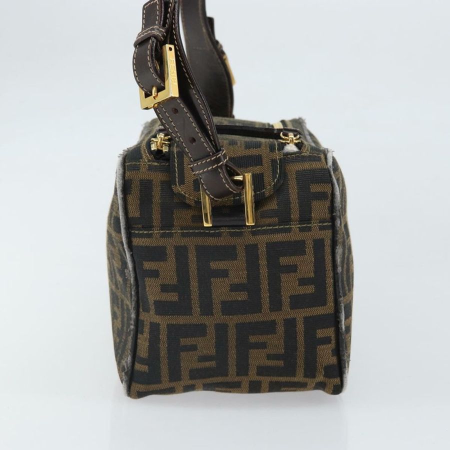 【日本直送】FENDI Zucca帆布單肩包 黑色 棕色 正品 171985-3
