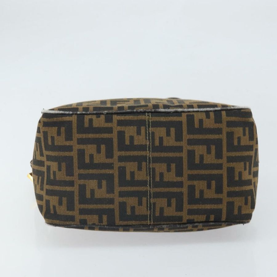 【日本直送】FENDI Zucca帆布單肩包 黑色 棕色 正品 171985-4