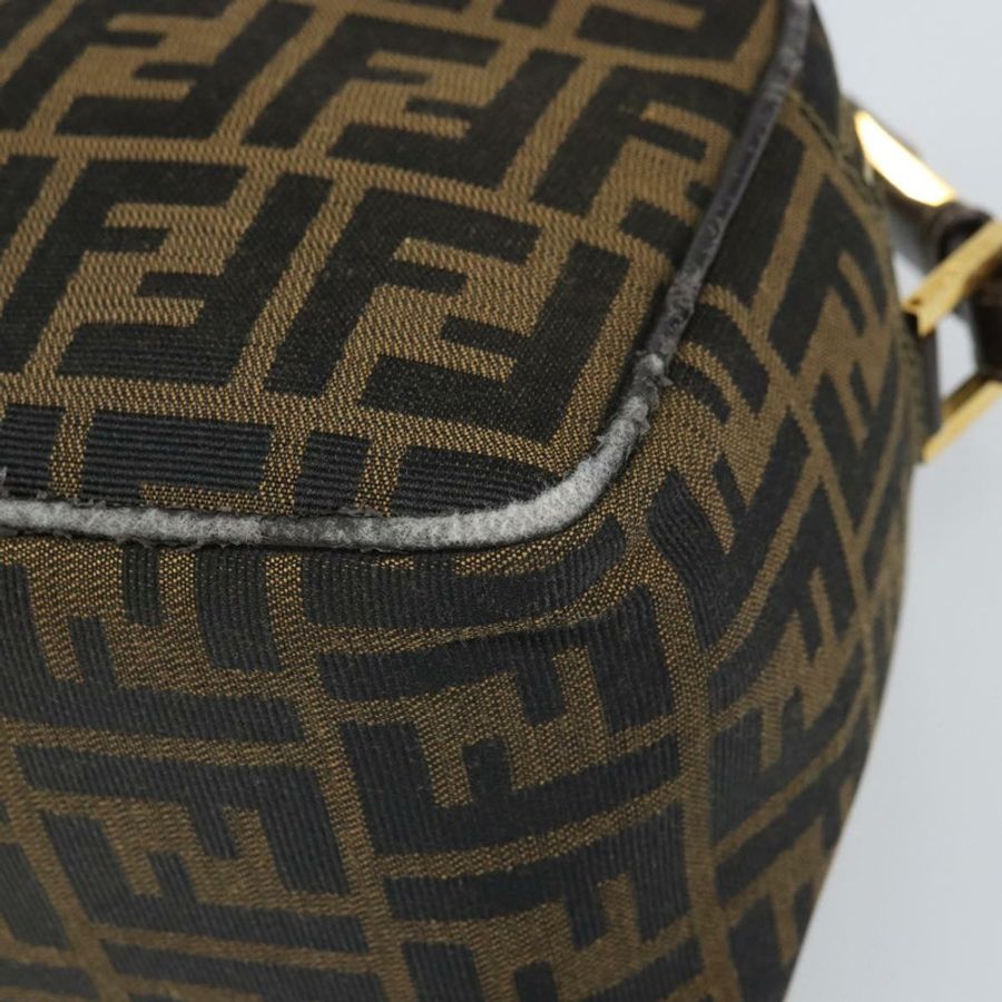 【日本直送】FENDI Zucca帆布單肩包 黑色 棕色 正品 171985-7
