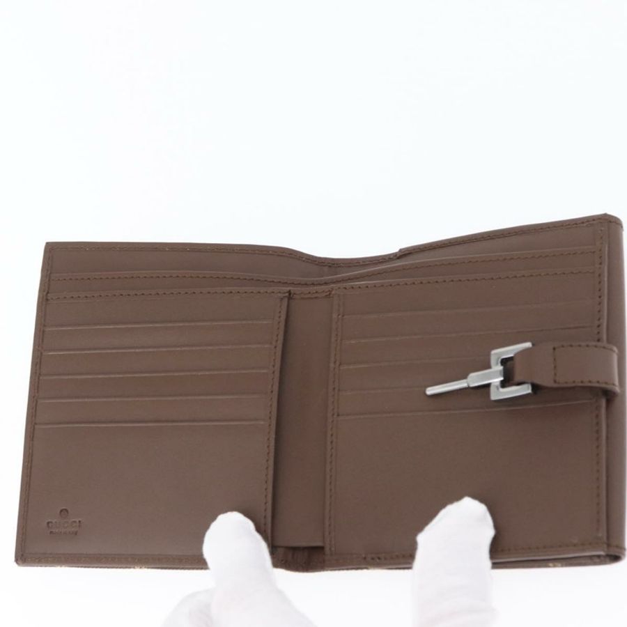 【日本直送】GUCCI GG帆布Jackie錢包 棕色 銀色 035 2773 2131 Auth am10798V-7