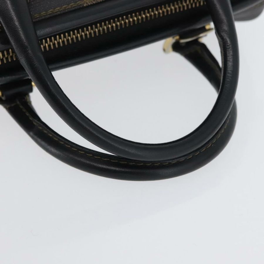 【日本直送】FENDI 胡桃色帆布迷你手提包 PVC 棕色黑色 正品 am10793V-6