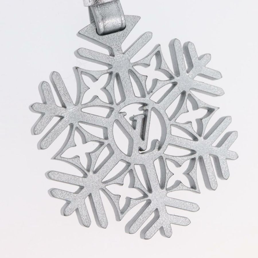 【日本直送】路易威登雪花吊飾 皮革 銀色 M79293 LV 正品 168249M-2