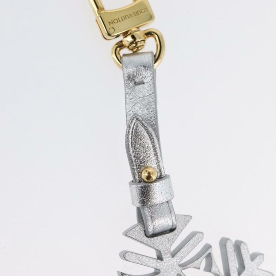 【日本直送】路易威登雪花吊飾 皮革 銀色 M79293 LV 正品 168249M-3