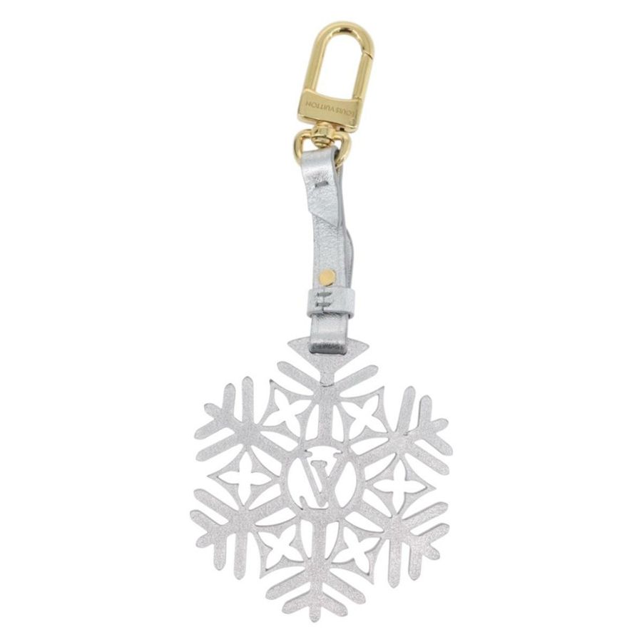 【日本直送】路易威登雪花吊飾 皮革 銀色 M79293 LV 正品 168249M-5