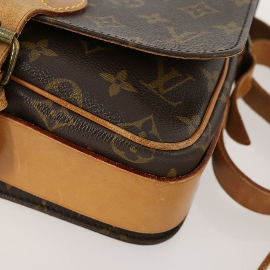 【日本直送】路易威登 Monogram Cartouchiere MM 肩背包 M51253 LV Auth 163323-13
