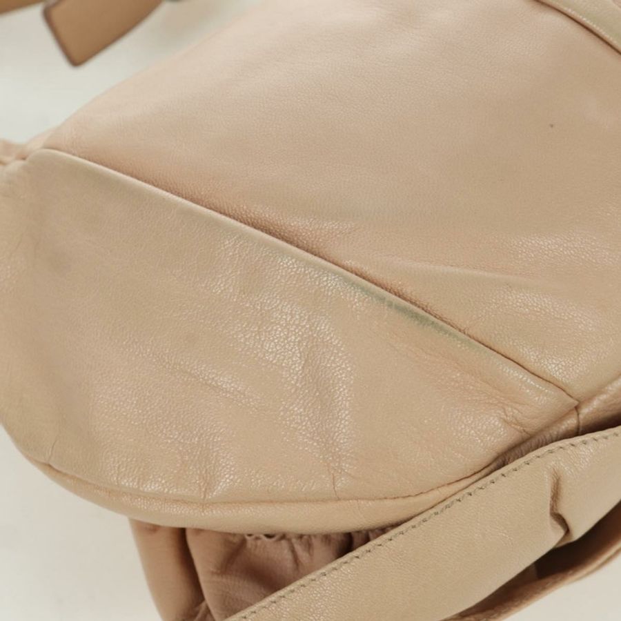 【日本直送】SAINT LAURENT 皮革肩背包 米色 金色 正品 172811V-14